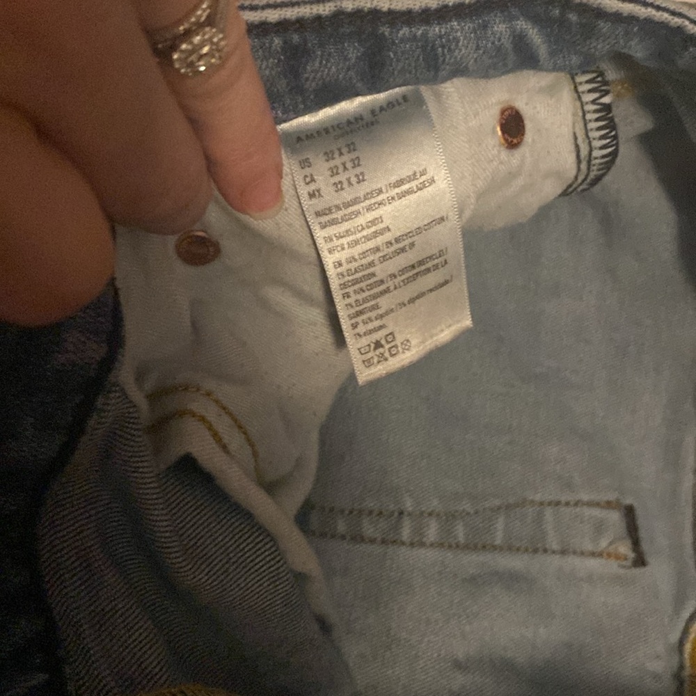 American Eagle Outfitters Blue Jeans Flex fit original boot cut GUC - Picture 6 of 11